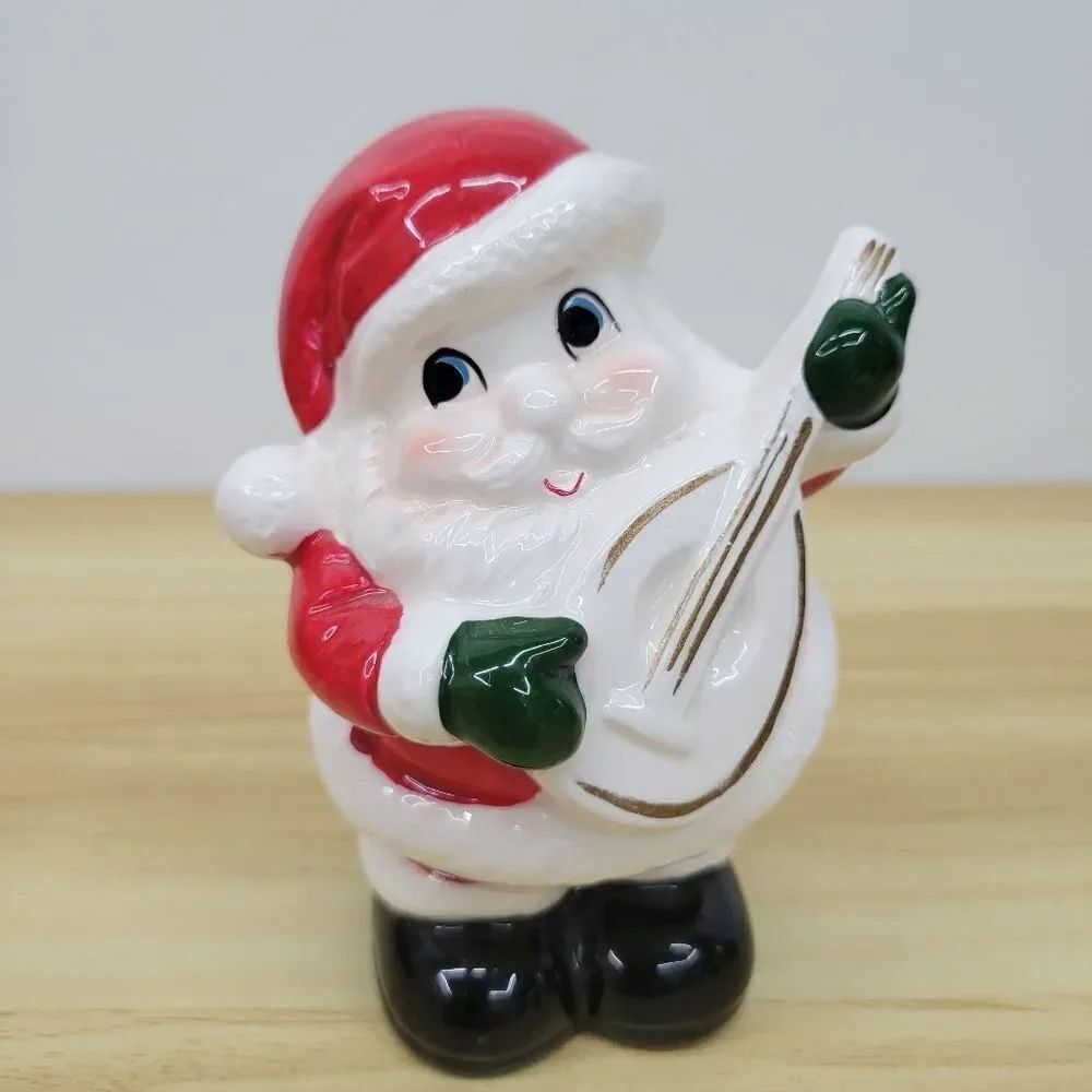 Vintage Musical Santa Figurine